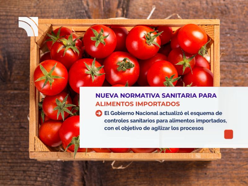 Nuevo esquema para controles sanitarios en alimentos importados