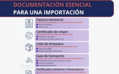 DOCUMENTACIÓN ESCENCIAL PARA UNA IMPORTACIÓN