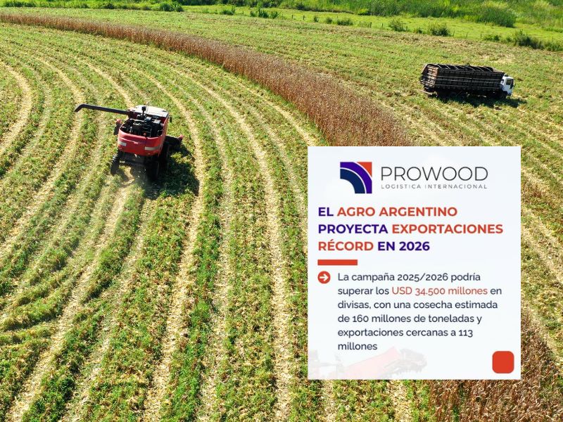 El agro argentino proyecta exportaciones RECORD en 2026