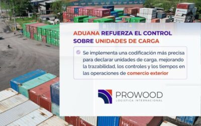 Aduana refuerza el control sobre la declaración de unidades de carga