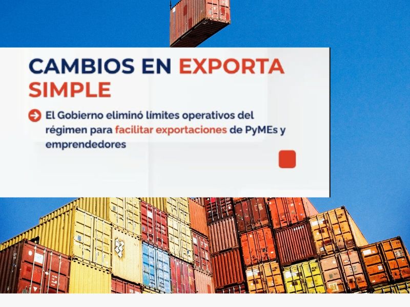 Cambios en Exporta Simple: más flexibilidad para exportar