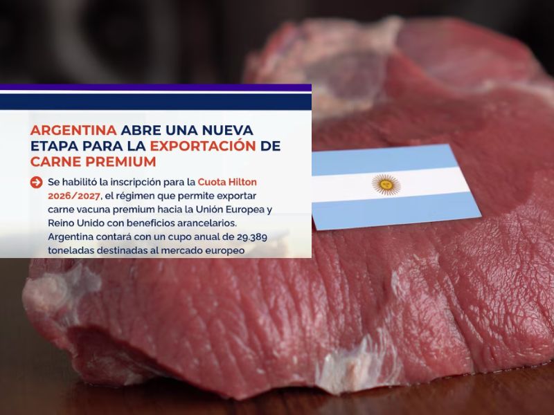 Argentina abre una nueva etapa para la exportación de carne premium