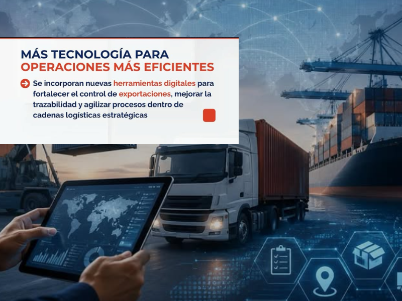 MÁS TECNOLOGÍA PARA OPERACIONES MÁS EFICIENTES
