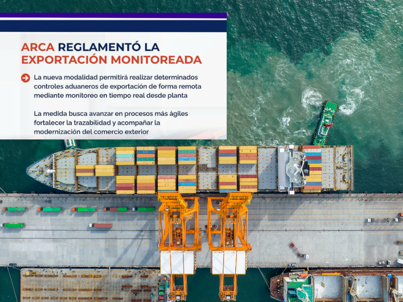 ARCA reglamentó la Exportación Monitoreada
