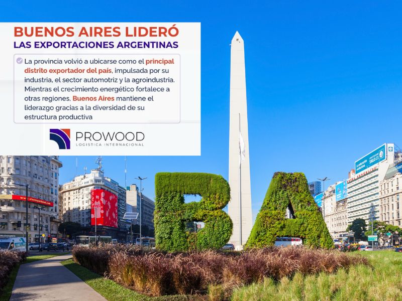 BUENOS AIRES LIDERÓ LAS EXPORTACIONES ARGENTINAS