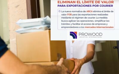 ELIMINAN EL LIMITE DE VALOR PARA EXPORTACIONES POR COURIER