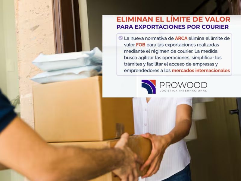 ELIMINAN EL LIMITE DE VALOR PARA EXPORTACIONES POR COURIER
