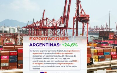 EXPORTACIONES ARGENTINAS: + 24,6%