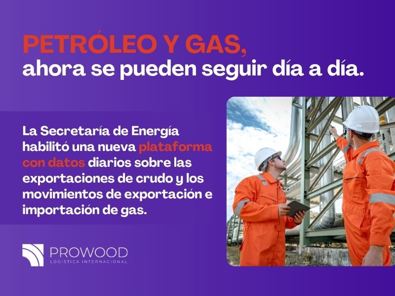 PETRÓLEO Y GAS, ahora se pueden seguir día a día