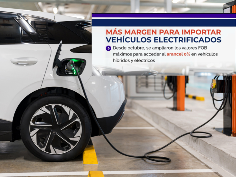 MÁS MARGEN PARA IMPORTAR VEHÍCULOS ELECTRIFICADOS